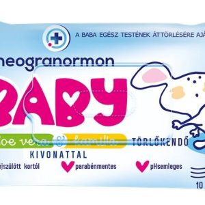 Neogranormon Baby baba törlőkendő 55lapos Soft clean (aloe+kamilla)